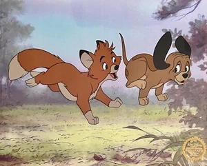 Disney FOX AND THE HOUND Sericel Animation Cel Limited Edition Art - Picture 1 of 8