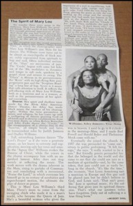 1971 Mary Lou Williams Jazz Composer Newsweek Photo Clipping Alvin Ailey Dancers