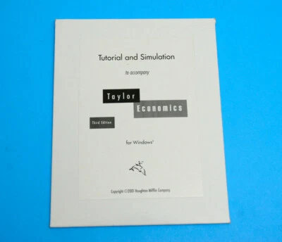 Tutorial and Simulation to Accompany Taylor Economics Third Edition 3rd Software - Image 1 of 2