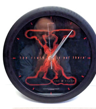 Vintage  X Files 1995 Centric Wall Clock The Truth Is Out There Works Free Ship