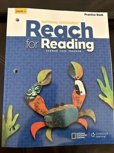 Cengage Reach for Reading National Geographic Common Core Grade 5 Practice Book - Picture 1 of 7