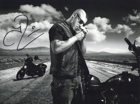 THEO ROSSI  signed Autograph 20x25 cm "Sons of Anarchy" In Person Cover