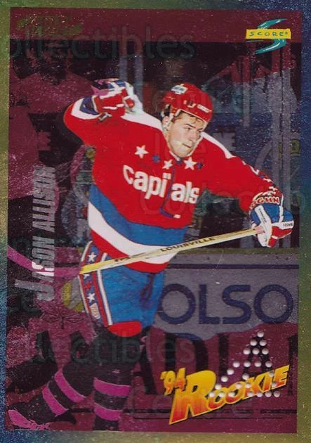 1994-95 Score Gold Punched Winners #231 Jason Allison - Image 1 of 1