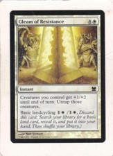 Magic: MTG: Modern Masters 2013: Foil: Gleam of Resistance