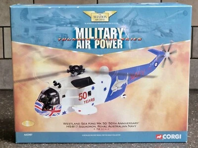 Corgi AA33407Westland Sea King MK 50 Diecast ModelRAN No.817 Sqn Foto 1 de 4