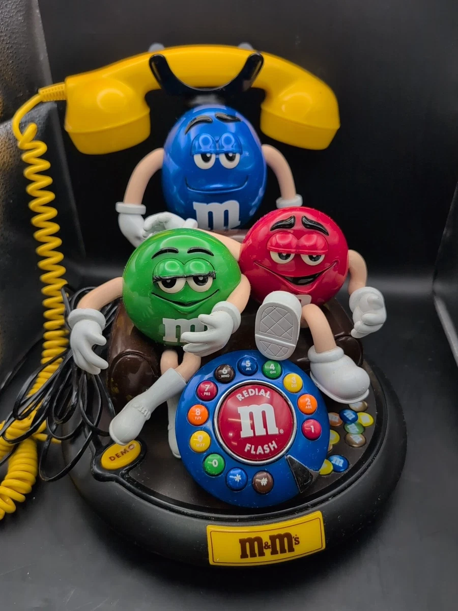00' M&M's Candy Dish Telephone 電話機 箱付美品 M&M's TELEPHONE