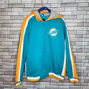 NFL Embroidered Team Logo MIAMI DOLPHINS Jacket | G-III Hoodie | XL - Picture 1 of 9