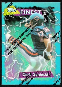 1995 Finest Refractors #8 Chris Gardocki BEARS WITH PROTECTIVE FILM - Picture 1 of 2