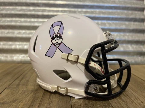 Custom UConn Huskies (2022 vs Fresno State) Speed Moni Helmet Cover