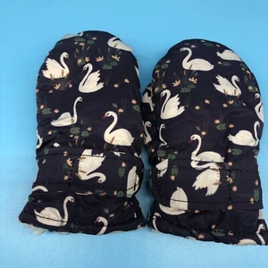 Lined Fleece Toddler Mittens Kids Winter Warm Gloves Child Ski Gloves Waterproof - Picture 1 of 7