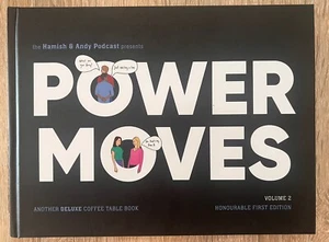 Hamish & Andy's POWER MOVES - Deluxe Coffee Table Book VOLUME 2 First Edition - Picture 1 of 2
