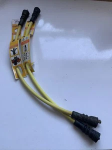 2 x CE18 45cm HOCHLEISTUNGSZÜNDUNG ZÜNDKERZE MANSCHETTE SPULE KABEL HEISSE KABEL - Bild 1 von 5