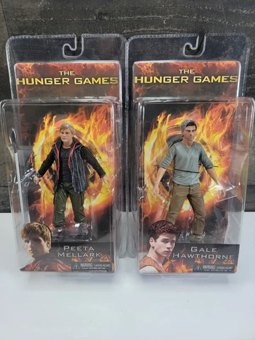 NEW 2013 Neca THE HUNGER GAMES GALE HAWTHORNE & PEETA MELLARK Action Figure VTG Cover