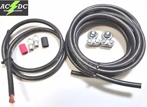 SIDE POST BATTERY RELOCATION KIT 15' & 3' 4 GAUGE 100% SGT COPPER CABLES - Foto 1 di 1