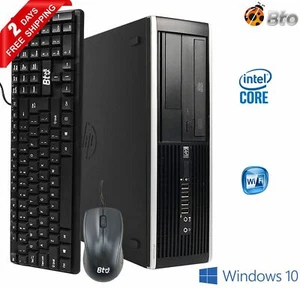 HP Desktop Computer PC Intel Core 2 Duo 8GB Ram 1TB HDD Wi-Fi Windows 11 - Picture 1 of 8