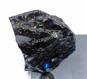 904 CT BLUE ALEXANDRITE ROUGH NATURAL EGL CERTIFIED LOOSE GEMSTONE 78x68mm 4SUF - Picture 1 of 8
