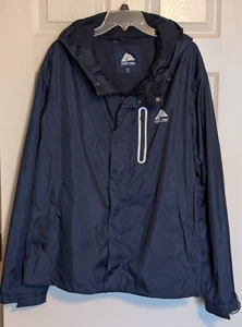 Ozark Trail Adult Breathable Rain Jacket Size XL/XXL Blue Unisex Packable - Picture 1 of 6