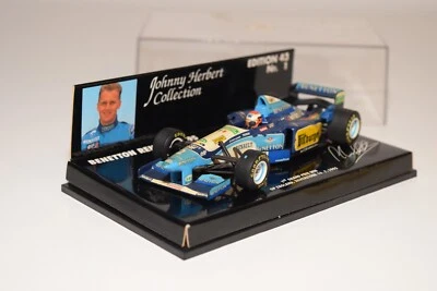 A91 1:43 MINICHAMPS 512 954302 BENETTON RENAULT 195 HERBERET F1 RACING CAR VNMIB - Image 1 of 4