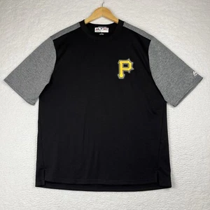 Majestic Therma Base Pittsburgh Pirates Size Large Pullover Team Issue - Picture 1 of 7