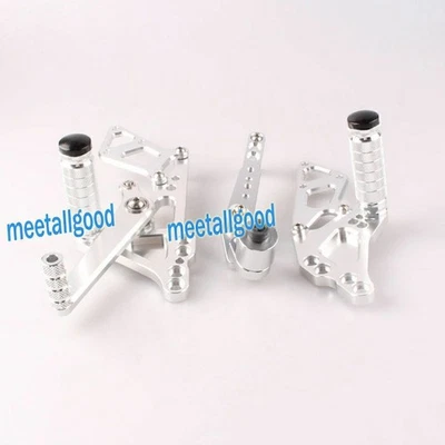 For Suzuki GSXR600 2011 2012 2013 2014 2x Rearsets Footpegs Footrest Pedals Foto 1 de 4