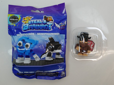 Roblox Steal the Brainlot Minifigure DLC Code Included Used, Fast