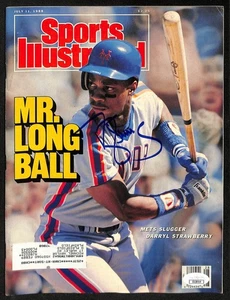 Darryl Strawberry NY Mets Signed 1988 Sports Illustrated w/Label JSA 197883 - Picture 1 of 2