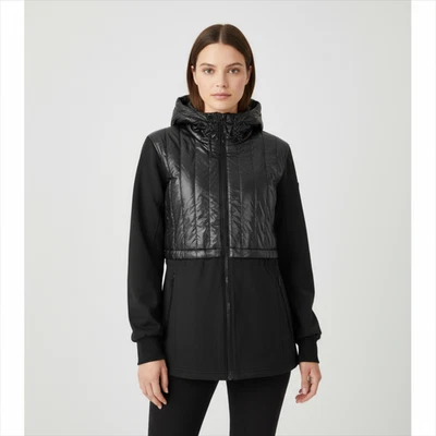 Chaqueta con Capucha GUESS Softshell Negra - Talla XL Foto 1 de 4