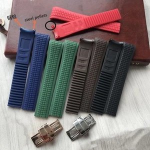 Fit For Patek Aquanaut Philippe Series 5164a 5167a-001 Watch Band Strap Rubber - Picture 1 of 13