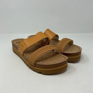 Reef Cushion Vista Hi Slide Sandalen Damen 11 Natural Braid Slipper - Bild 1 von 12
