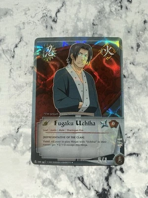 Fugaku Uchiha N-260 Wavy Foil Battle Of Destiny Naruto Rare Representative Clan - Image 1 of 2