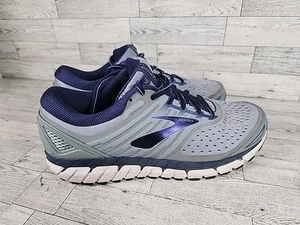 Brooks Beast 18 Laufschuhe Herren Größe 11,5 Weite 2E Sportschuhe grau blau - Bild 1 von 12