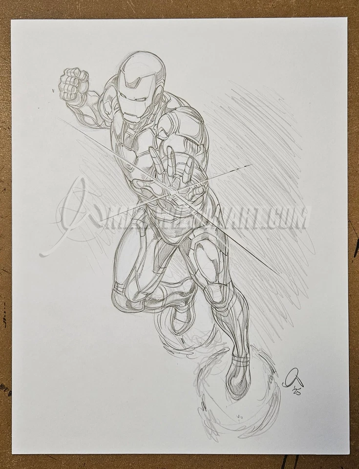 Ironman indestrutível Marvel Comics - mikewilsonart (#221) - Imagem 1 de 1