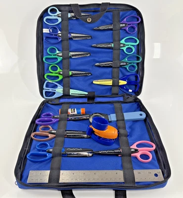 Estuche de transporte Fiskars Hobby Holder con bordes/herramientas como se muestra álbum de recortes y manualidades Foto 1 de 4