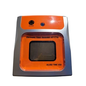 Allied Time Clock Model AT 2700 Time Touch Free Small Business Recorder No Key - Picture 1 of 5