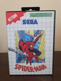 Spider Man US North American Version Sega Master System RARE CIB TESTED Working 
