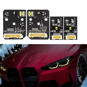LED DRL Daytime Light Boards For BMW M3 M4 G22 G23 G26 G80 G82 EURO Version New - Picture 1 of 6