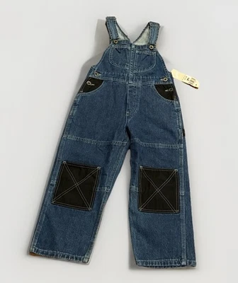 Mono con tirantes de mezclilla Lee Pipes vintage años 90 juvenil M doble rodilla patín etiquetas nuevas raro Foto 1 de 4