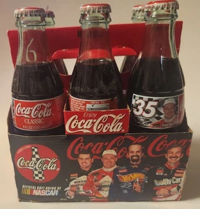 6 Pack Coca Cola Todd Bodine NASCAR Bottles - Picture 1 of 5