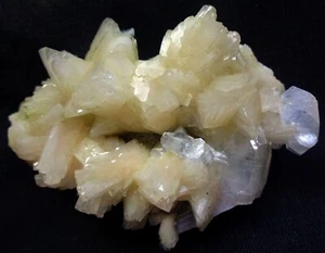 AMAZING HEULANDITE CRYSTALS W/ APOPHYLLITE CUBES MINERALS SPECIMEN-10.1 - Picture 1 of 3