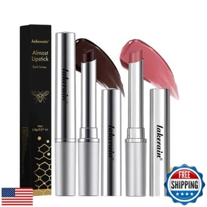 Baorder 2PCS Honey Lipstick Tinted Lip Balm in Black and Pink,Hydrating Natur - Picture 1 of 5