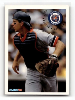 Chad Kreuter 1994 Fleer Baseball #137 Detroit Tigers - Image 1 of 2