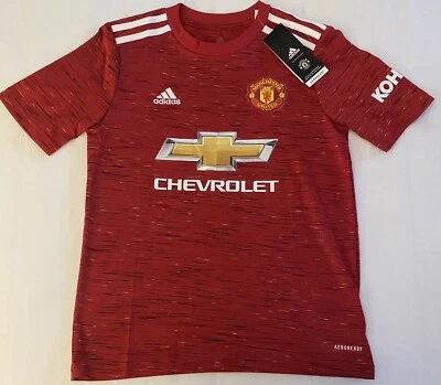 Adidas Manchester United 2021/22 Home Soccer Jersey FM4292 Youth Sz: Large - Image 1 of 4