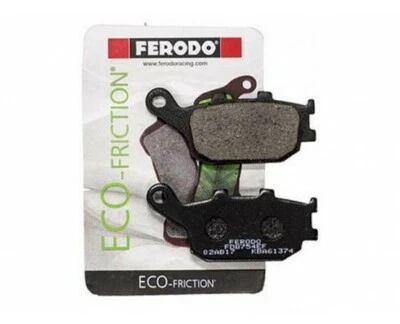 COPPIA PASTIGLIE FRENO POSTERIORI ORGANICHE ferodo HONDA CBR 600F 1991 AL 2006 - Immagine 1 di 2