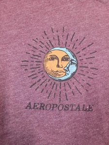 T-shirt viola Free State Sun and Moon Aeropostale taglia media ottime condizioni - Foto 1 di 6
