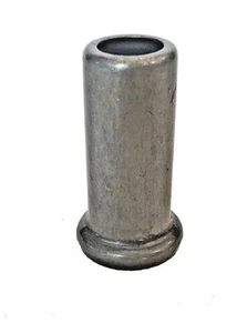 LOT OF 4 - New UNFINISHED stamped steel Neck FLANGED lamp part 1 1/2" x 5/8" - Picture 1 of 4