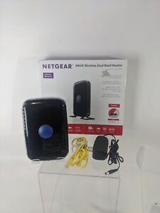 Netgear WNDR3400 N600 Wireless Wi-Fi Dual Band Router w/Adapter + Cable
