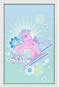 MY LITTLE PONY CRYSTAL STARS 13x19 FRAMED GELCOAT POSTER CARTOON CLASSIC MLP NEW - Picture 1 of 2