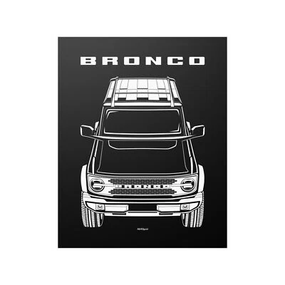 V8SOCIAL Ford Bronco 2021-2024 Poster