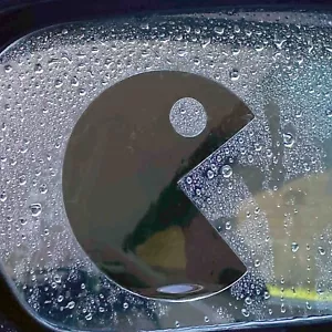 PAC-MAN Customized Video Game Transparent decal car side Mirror Peeker 2 pcs - Picture 1 of 4