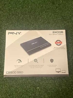 PNY CS900 240GB 3D NAND 2.5" SATA III Internal Solid State Drive - Image 1 of 3
